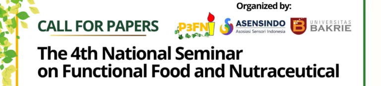 The 4th National Seminar on Functional Food And Nutraceutical